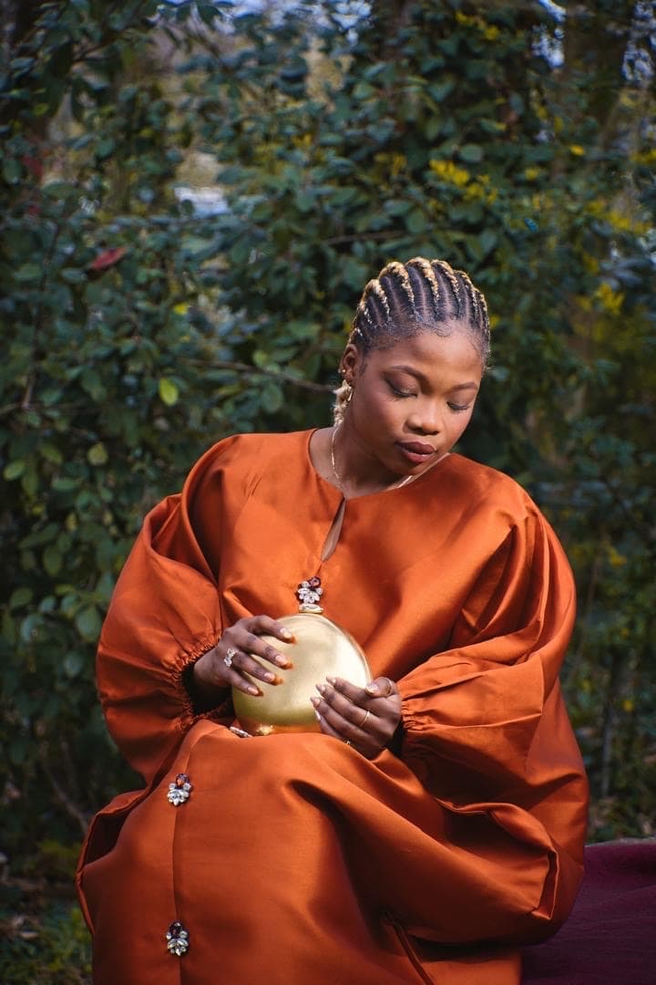 Boubou Satin Cuivré